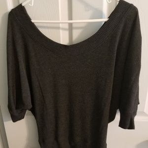 womens gray sweater